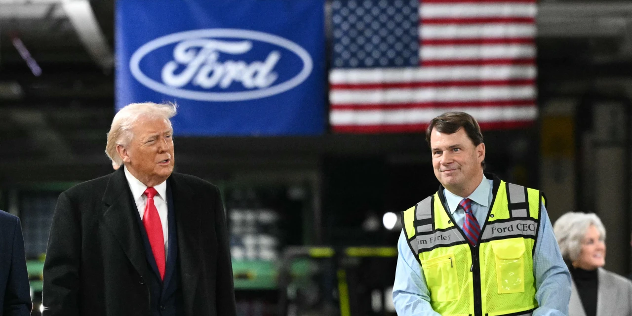 Year-End Tariff Hit Weighs on Ford