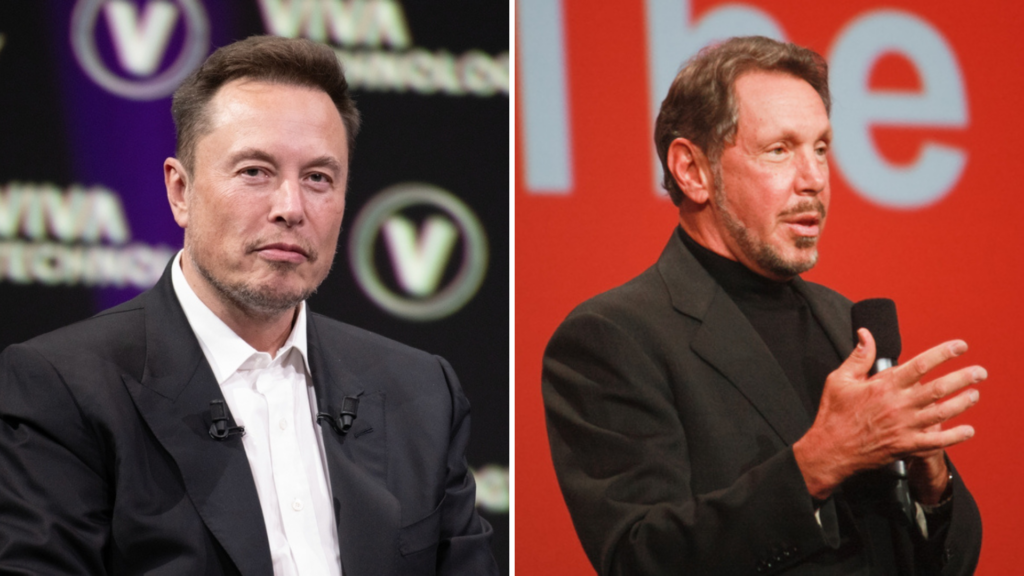 Elon Musk, Larry Ellison Lead As World's 10 Richest Add More 2025 Wealth Than Netflix, AT&amp;T Combined