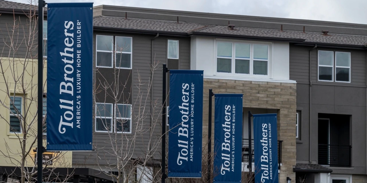 Homebuilder Toll Brothers Profit Declines Less Than Expected