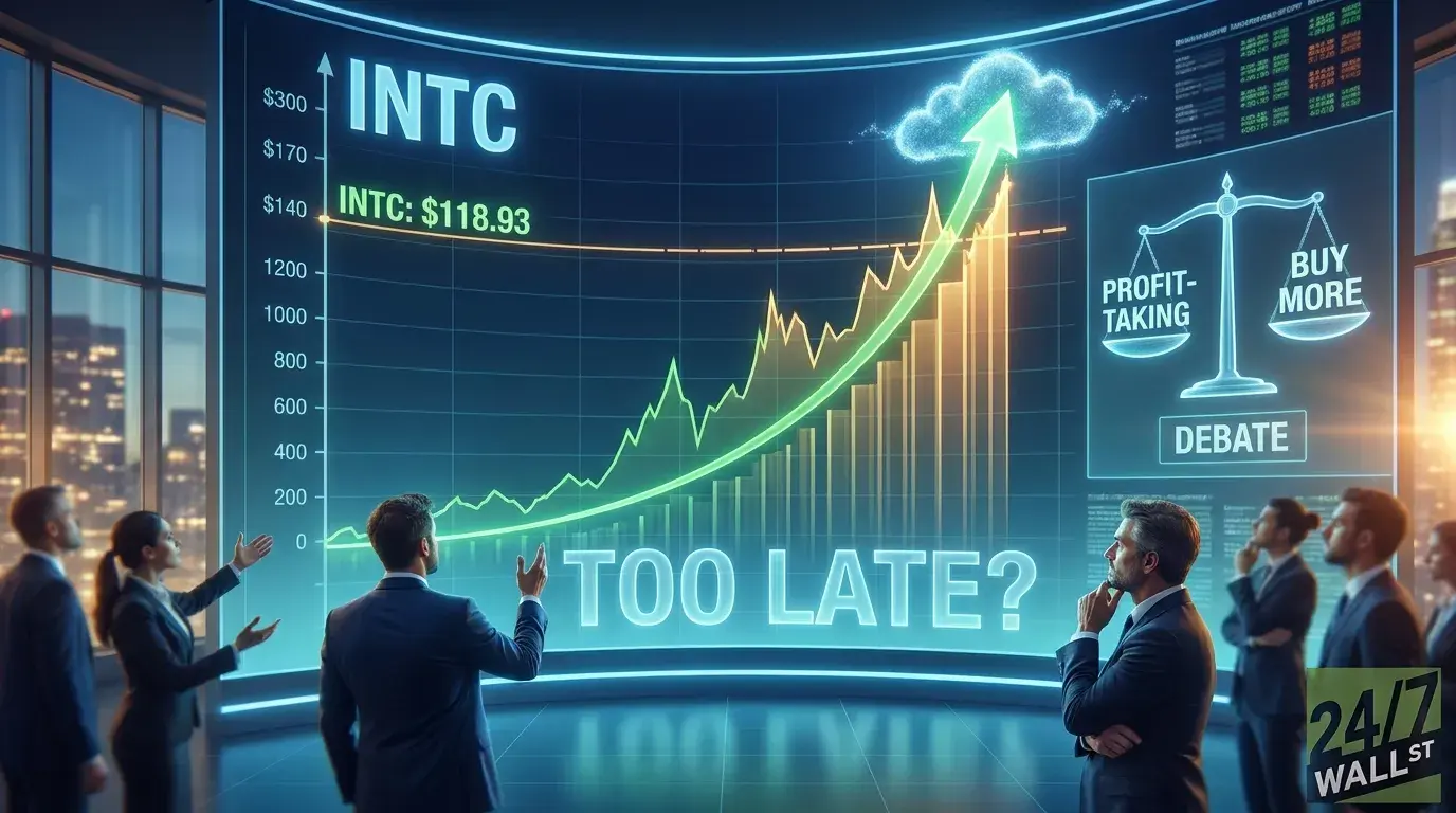 Intel's Run Has Gone From Strong to Surreal. Now, the Profit-Taking Debate Is Heating Up