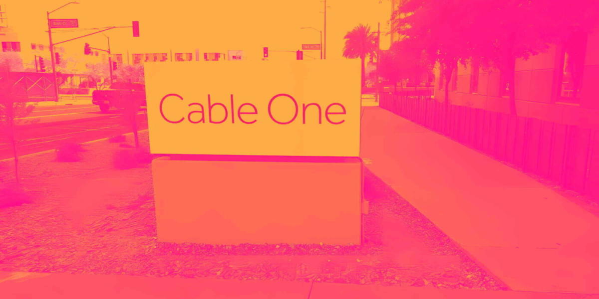 Cable One Misses Q1 Sales Targets, Stock Drops - Yahoo Finance