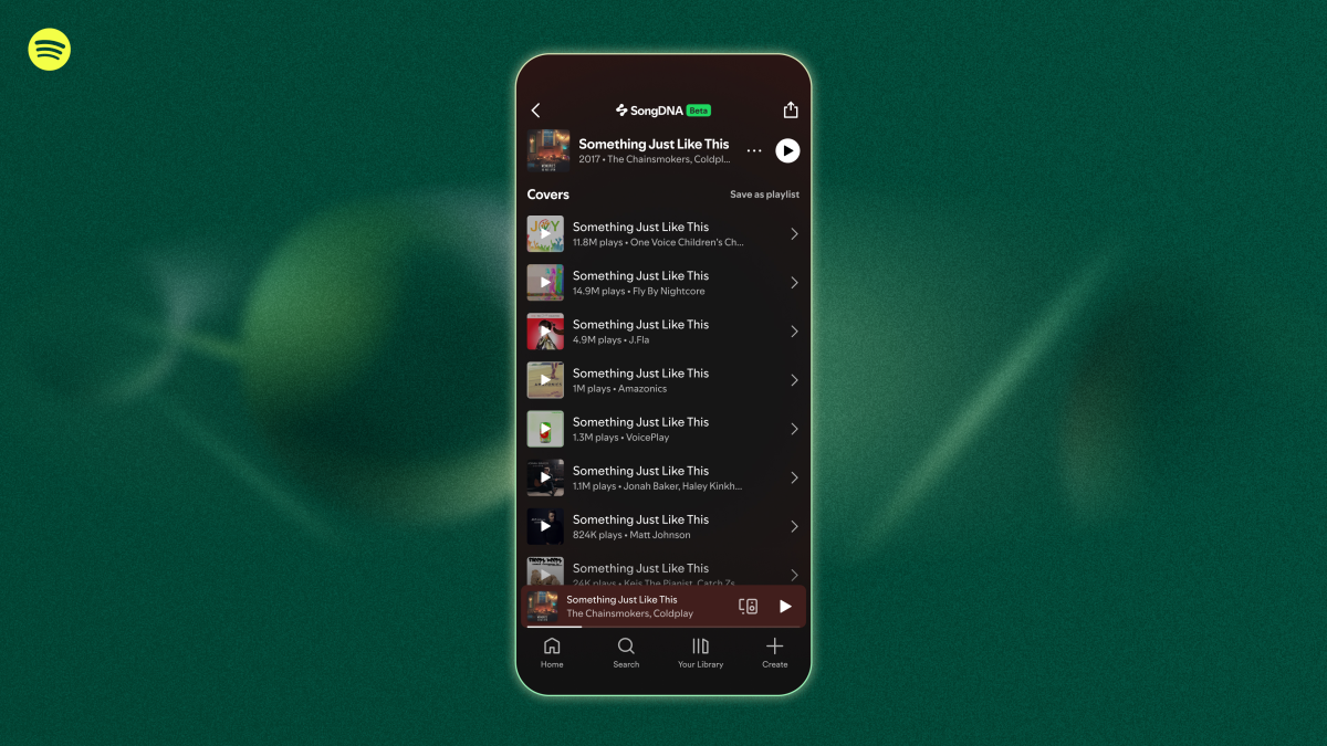 Spotify’s new SongDNA feature maps how your favorite songs are connected