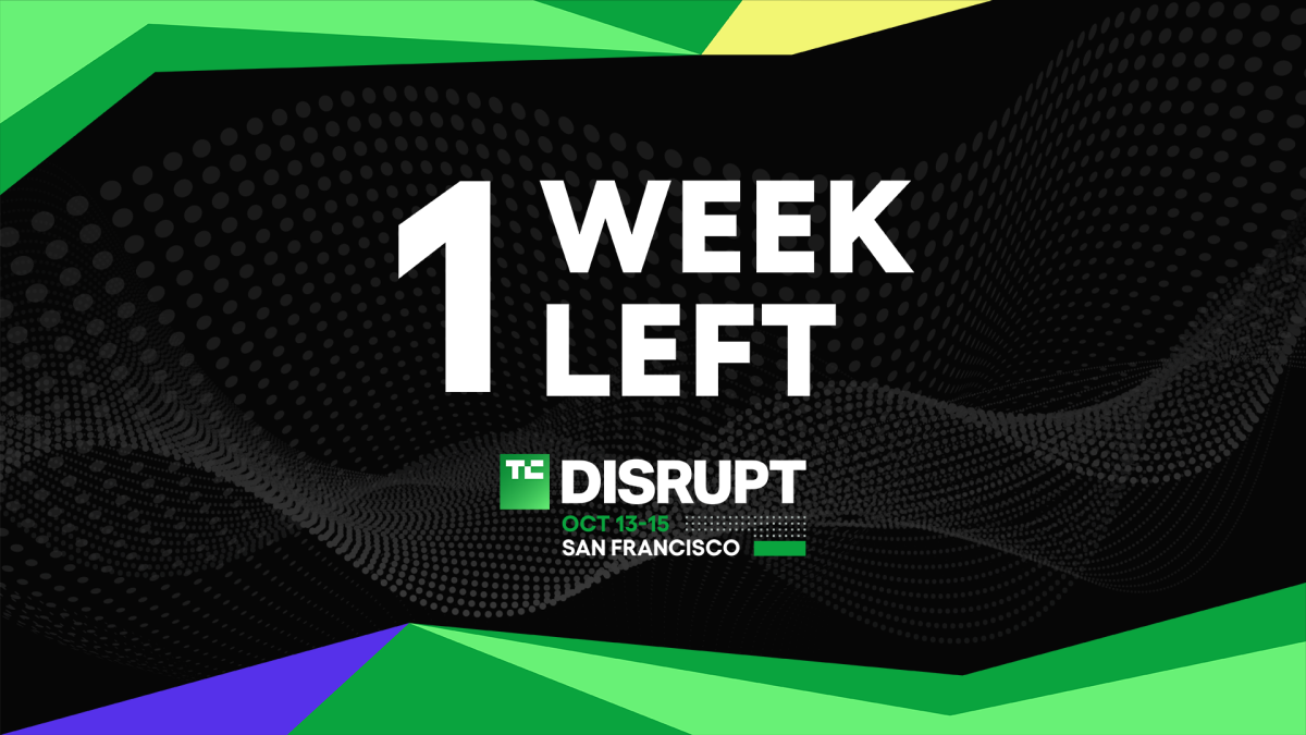 TechCrunch Disrupt 2026 Super Early Bird rates end in 1 week