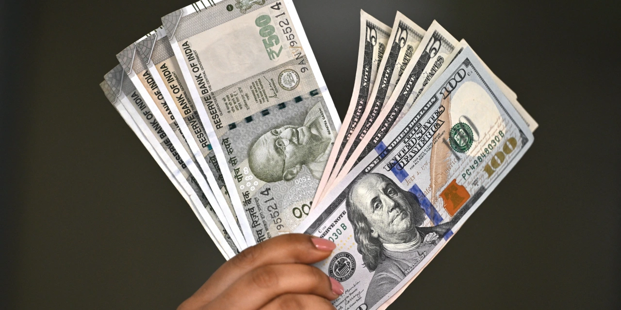 Indian Rupee Hits Another Record Low as Capital Outflows, Tariff Risks Weigh