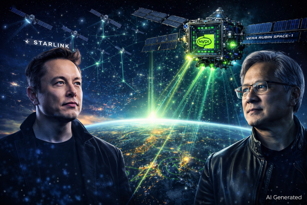 Musk's Starlink Vs. Huang's Vera Rubin: Billionaires Battle For Orbital AI Dominance
