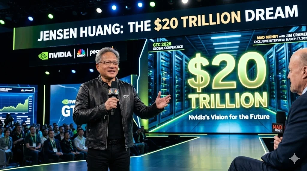 Nvidia's Jensen Huang Wants To 'Die On The Job' Building A $20 Trillion Giant: 'That's My Dream Come True'