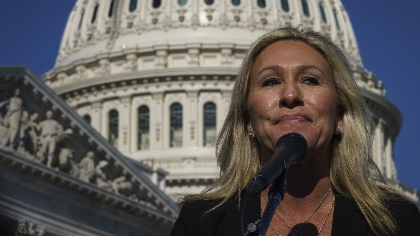 Congresswoman Marjorie Taylor Greene's Portfolio Adds Amazon and Blackstone Amid Market Volatility