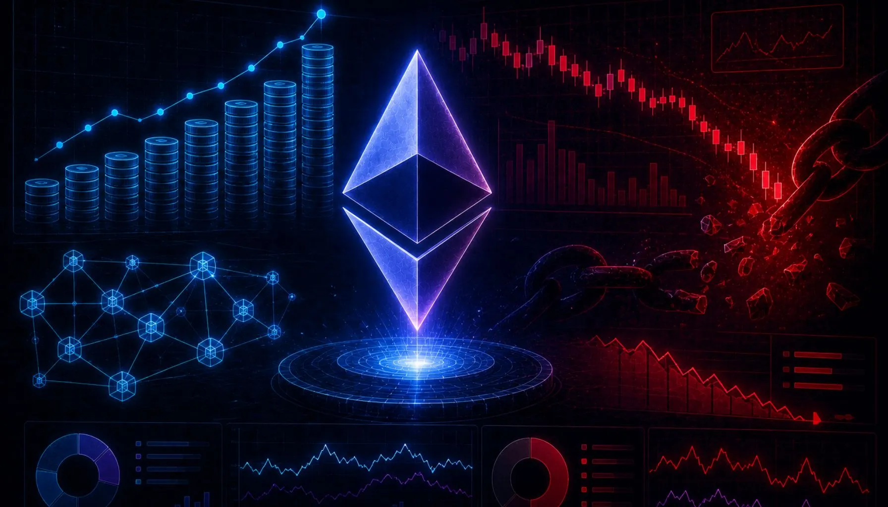 Ethereum Staking Record Meets On-Chain Collapse: Analyst Explains What’s Holding ETH Price