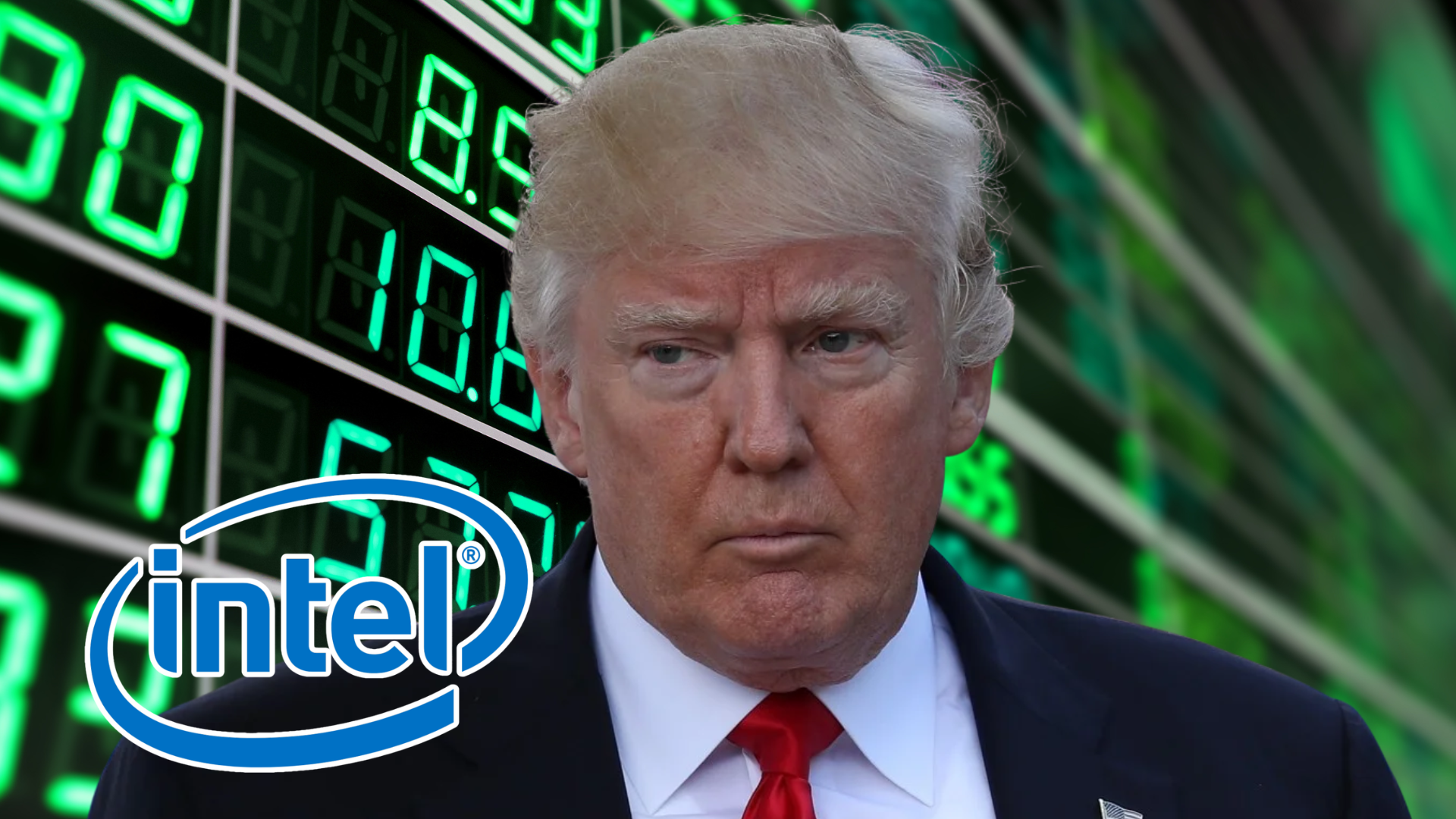 Trump's Commerce Department's Intel Stake Fell By More Than $10 Billion In A Day As Stock Craters