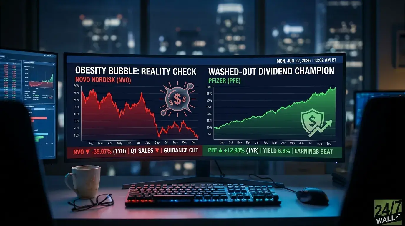 Forget Novo Nordisk. Pfizer's Obesity Pipeline Is Coming, and It Pays You 6.8% While You Wait