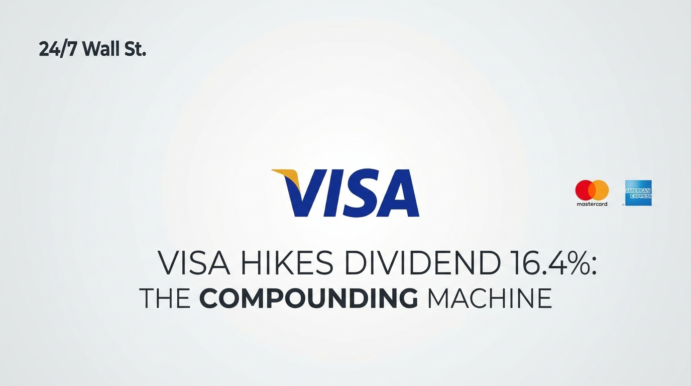 Visa Just Hiked Its Dividend 16.4%. The Small Yield Is Hiding a Compounding Machine