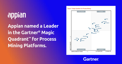 Appian Named a Leader in the 2024 Gartner® Magic Quadrant™ for Process Mining Platforms Report - Yahoo Finance