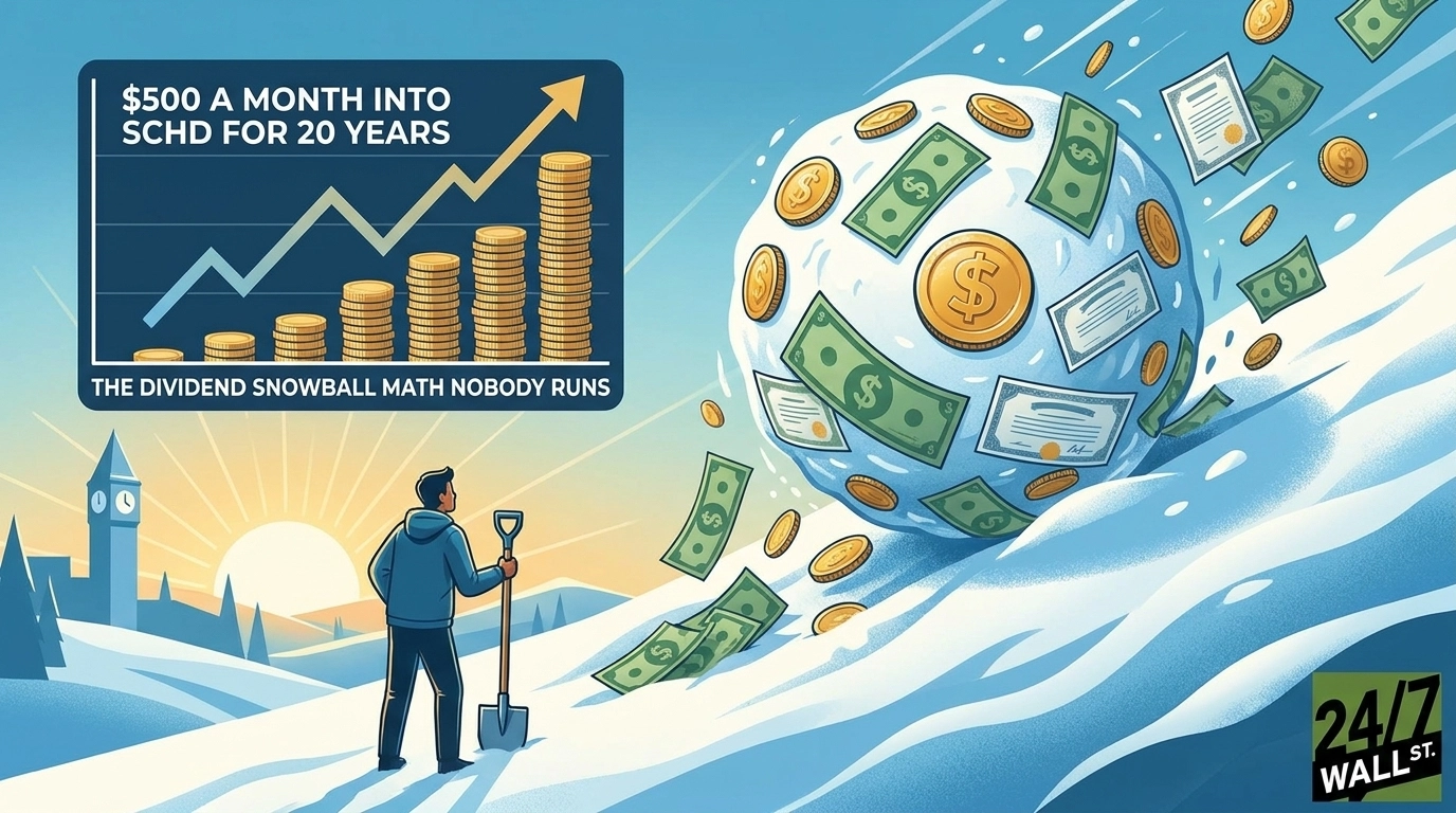 $500 a Month Into SCHD for 20 Years: the Dividend Snowball Will Shock You