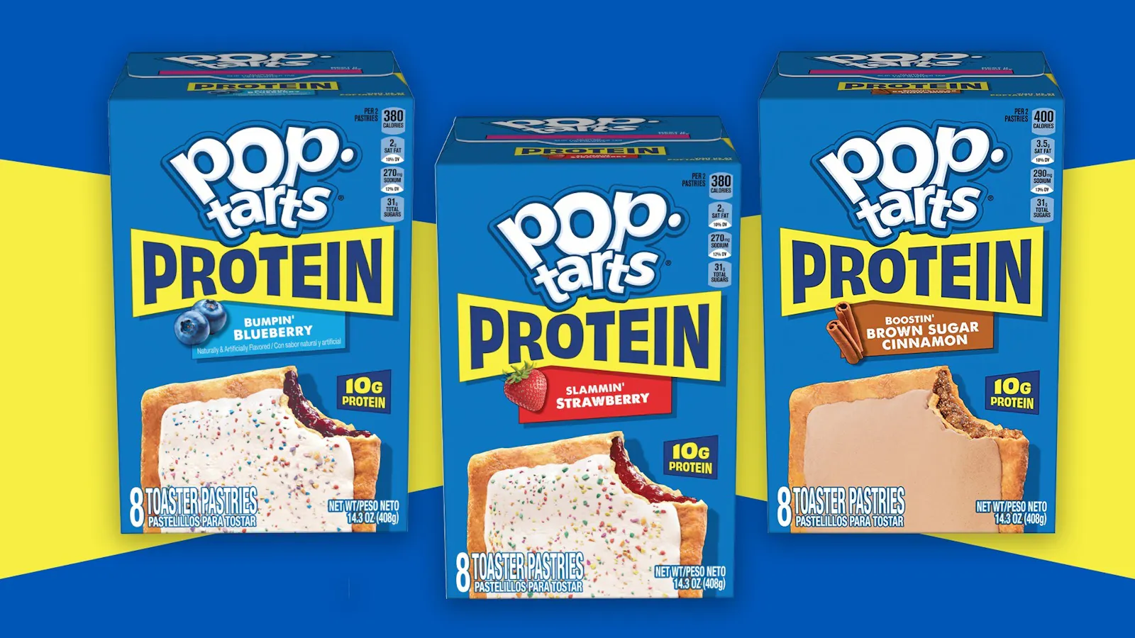 Pop-Tarts, Doritos, and Uncrustables have joined the protein craze taking over America's snack aisle