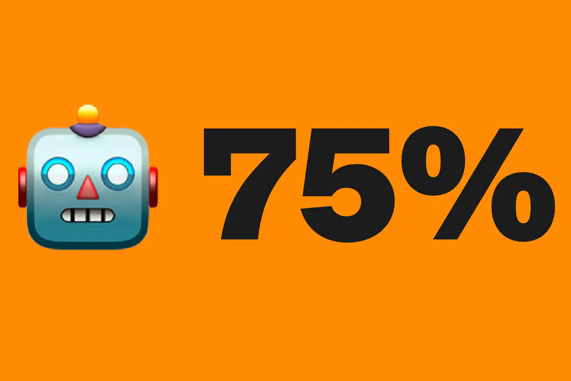 Google: 75% of our new code is written by AI