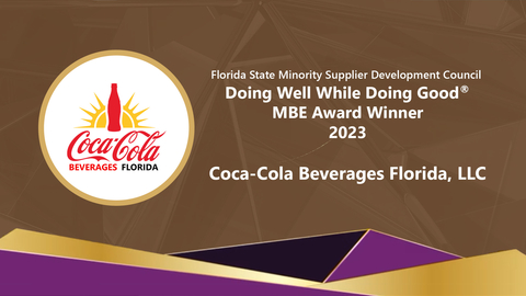 Coke Florida Awarded FSMSDC MBE Business Impact Award - Yahoo Finance