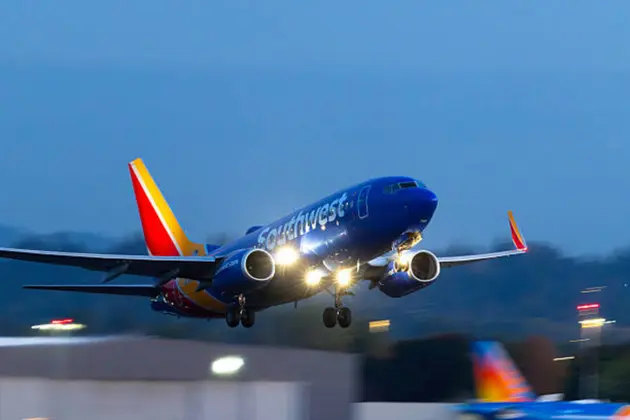Southwest Airlines ends service to Chicago's O'Hare and Washington's Dulles airports