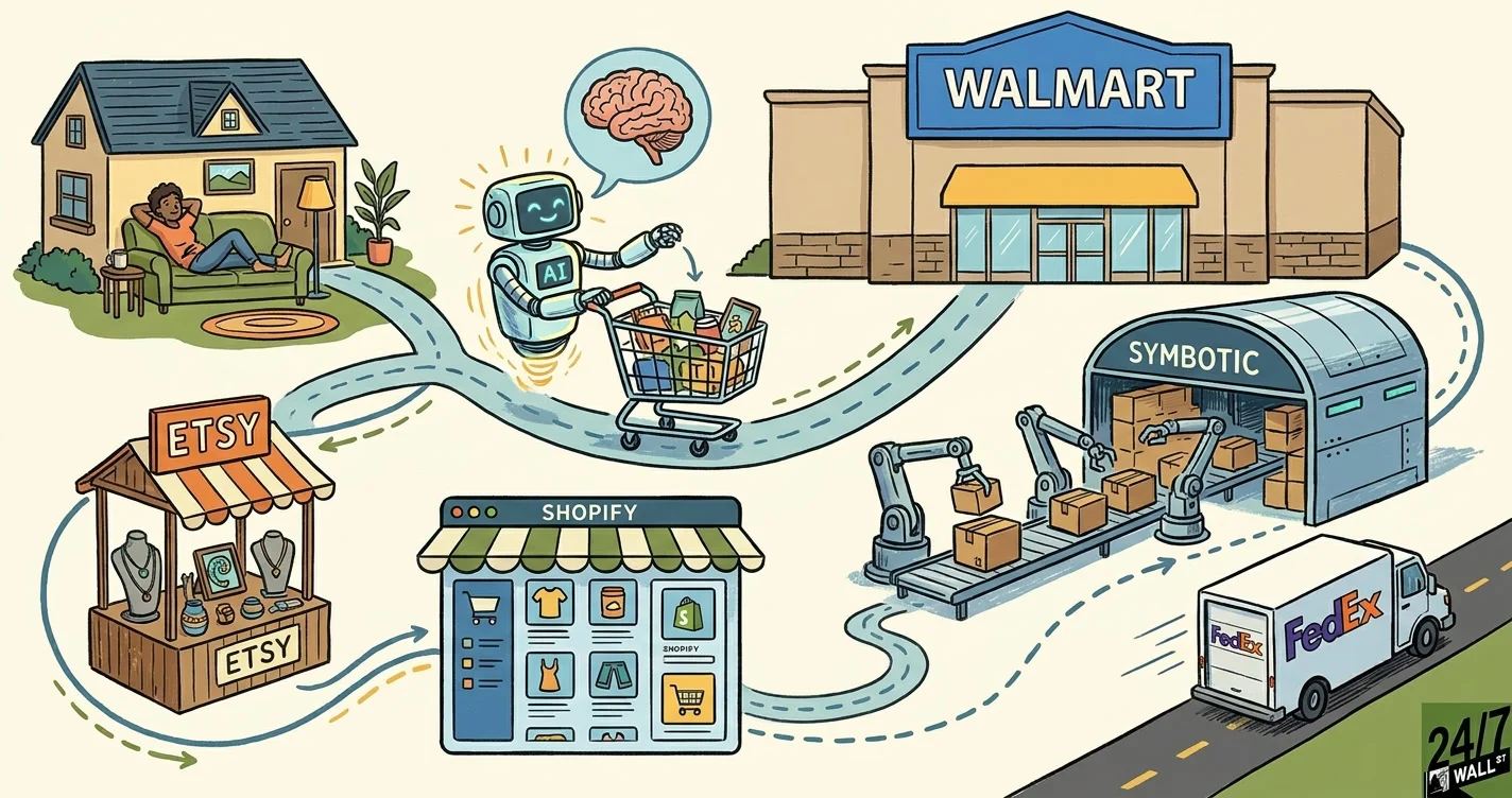 Agentic Shopping Is Coming. These Stocks Will Ride Walmart's Google AI Bet.