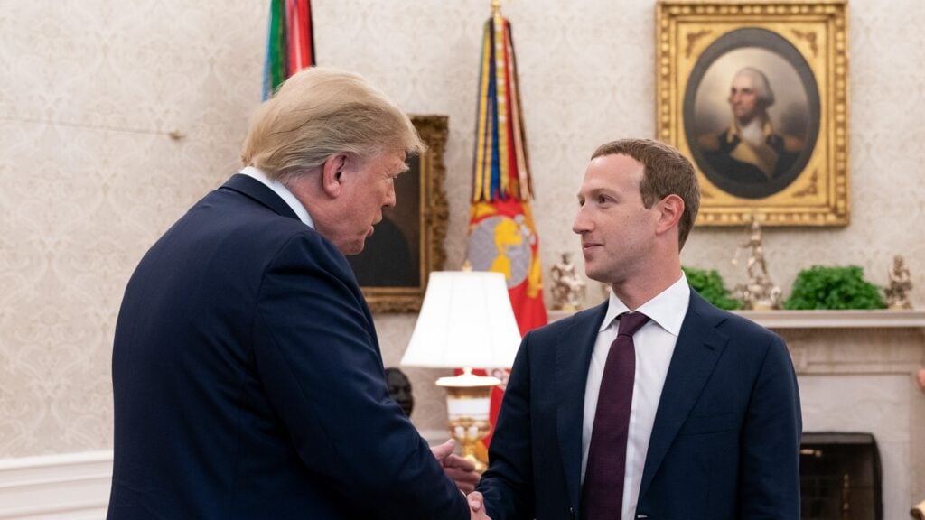 Meta, Palantir, Paramount Skydance Hedge Trump Ties by Courting Democrats as Midterms Raise Prospect of House Flip: Report