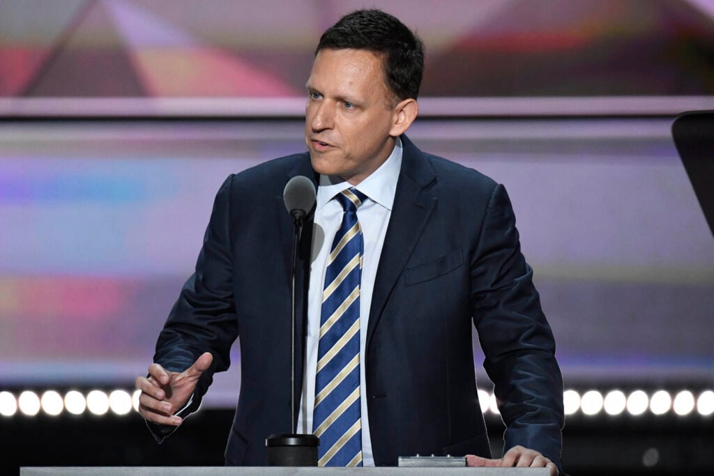 Peter Thiel: Palantir Sales to US Corporations Accelerated 'Tremendously' As Europe Falls Behind in AI