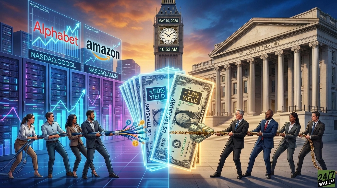 Hyperscalers Now Competing With US Treasury for Capital, Driving Up Government Borrowing Costs