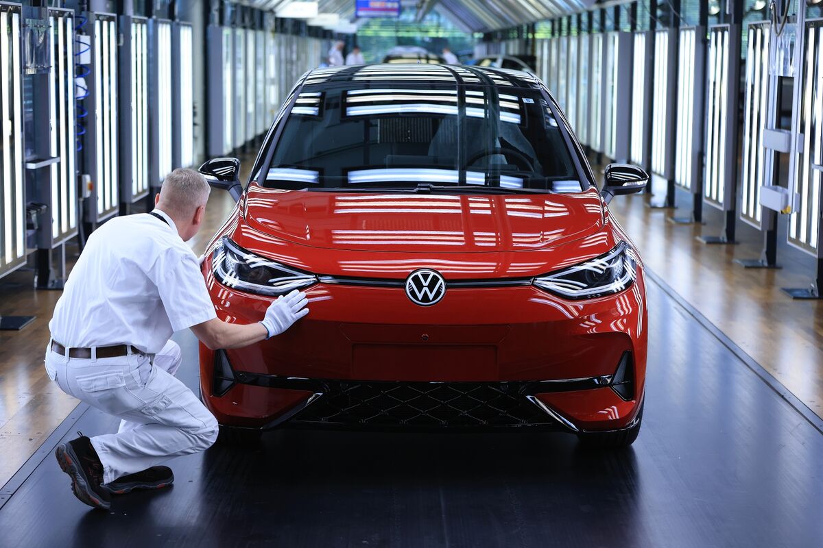 European Stocks Muted Before US Data; VW Soars on Restructuring