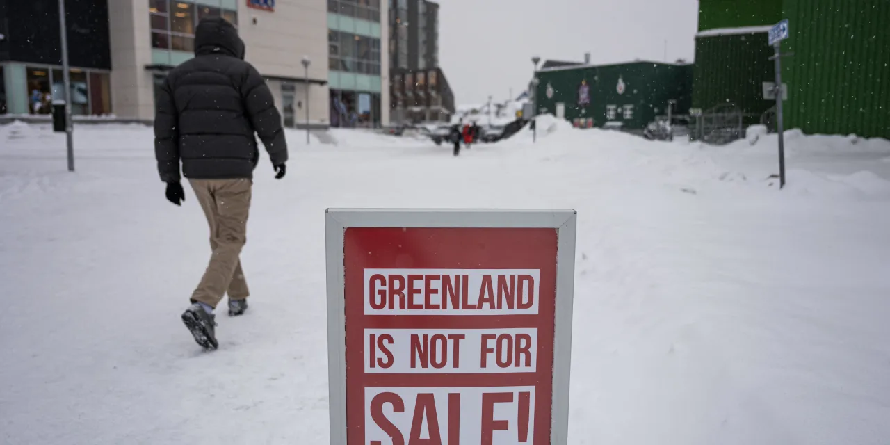 Stock futures slump as U.S.-Europe trade tensions ramp up over Trump’s Greenland demands