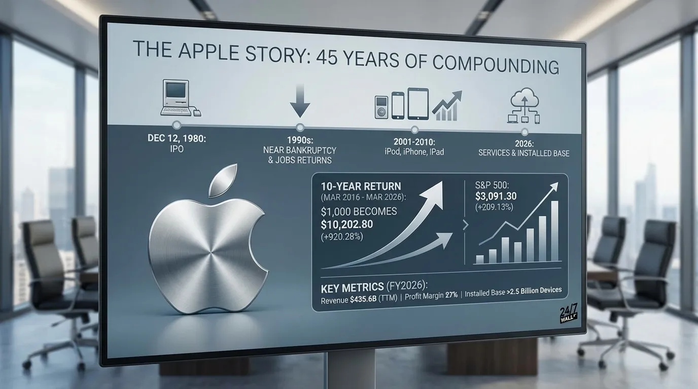 Apple at 50: What an Investment in the IPO Has Become