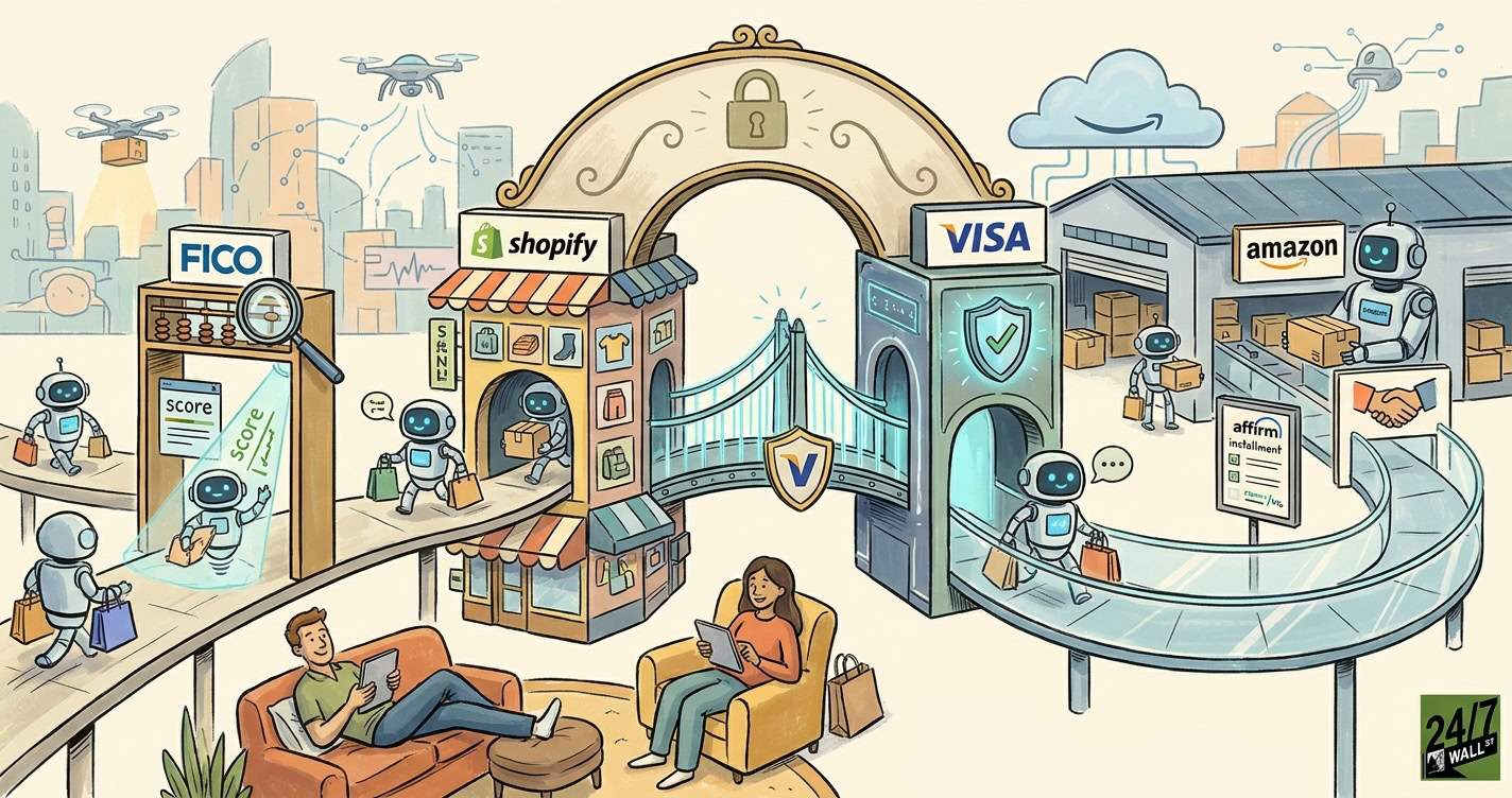 AI Agents Are About to Start Spending Your Money. 5 Stocks Sitting in the Line of Fire.