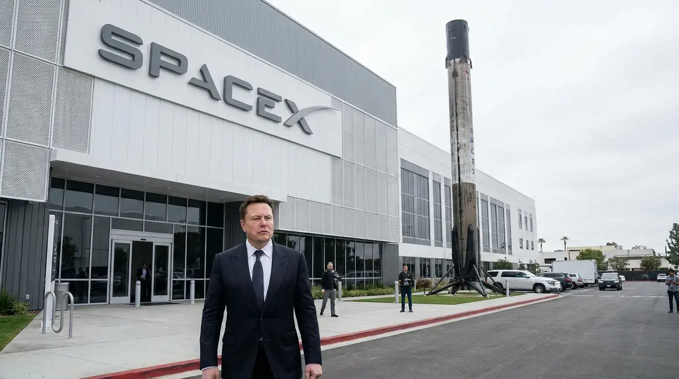 SpaceX Falls 3% Despite Fitch Holding Rating After $40B GPU Lease; Rocket Lab and AST SpaceMobile Slip 2%