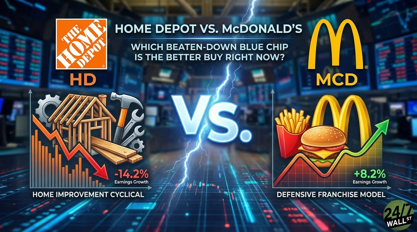 Home Depot vs McDonald's: Which Beaten-Down Blue Chip Is the Better Buy Right Now?