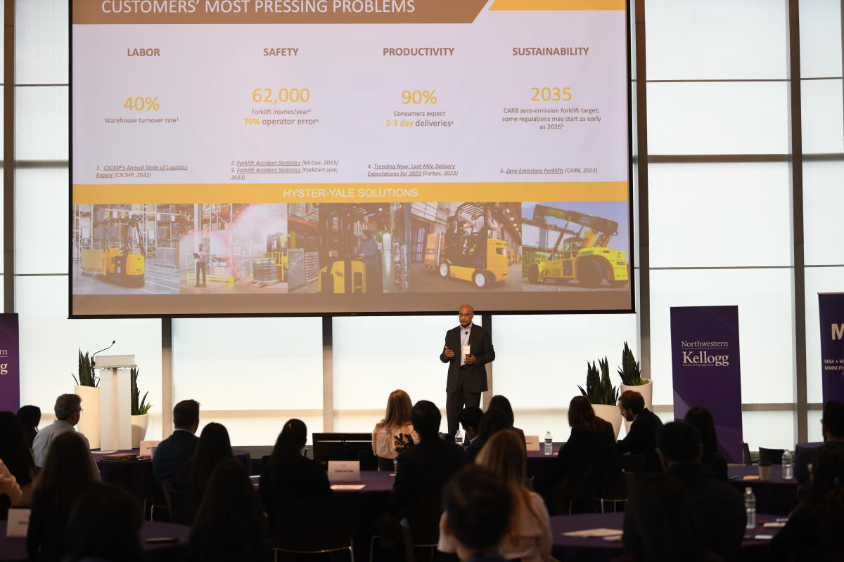 Hyster-Yale Group provides students with real-world AI experience in 2024 Kellogg Design Challenge - Yahoo Finance