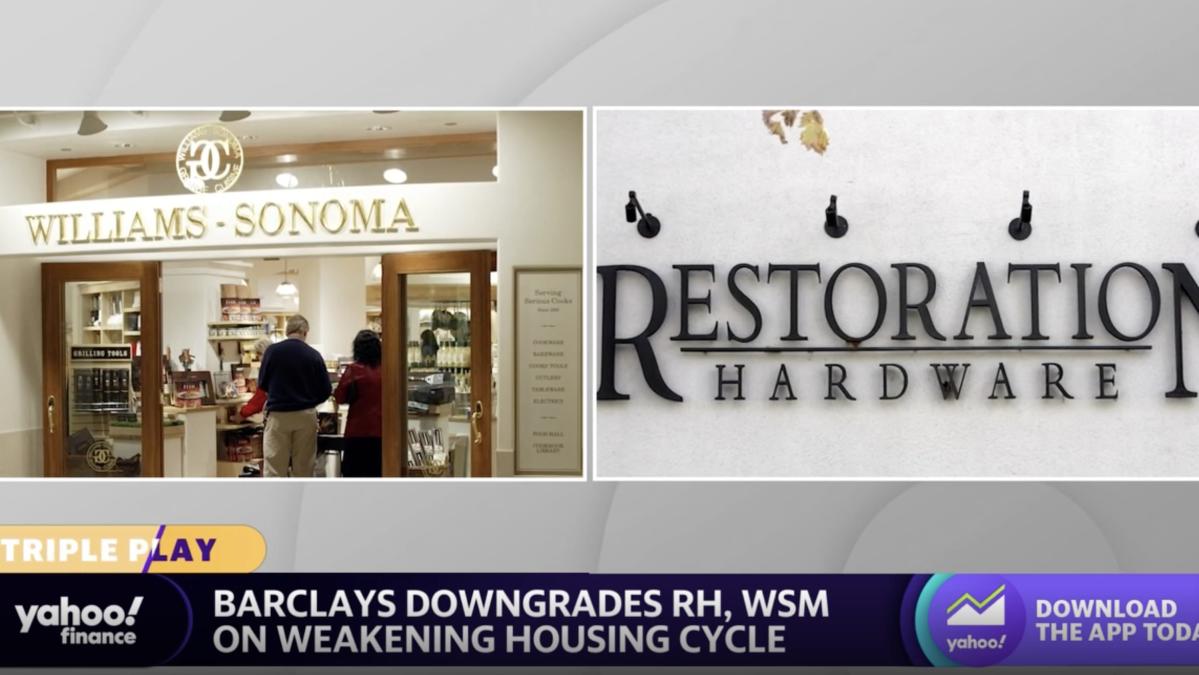 Williams-Sonoma, Restoration Hardware stocks fall amid downgrades from Barclays