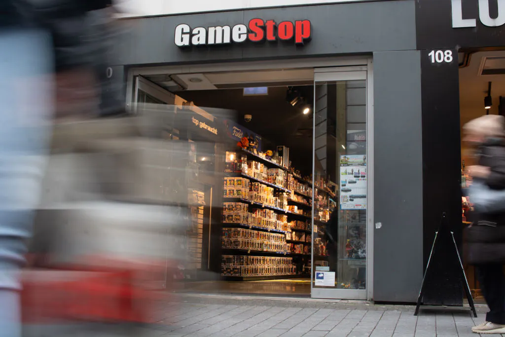 GameStop falls after securities filing that allows for potential shareholder dilution