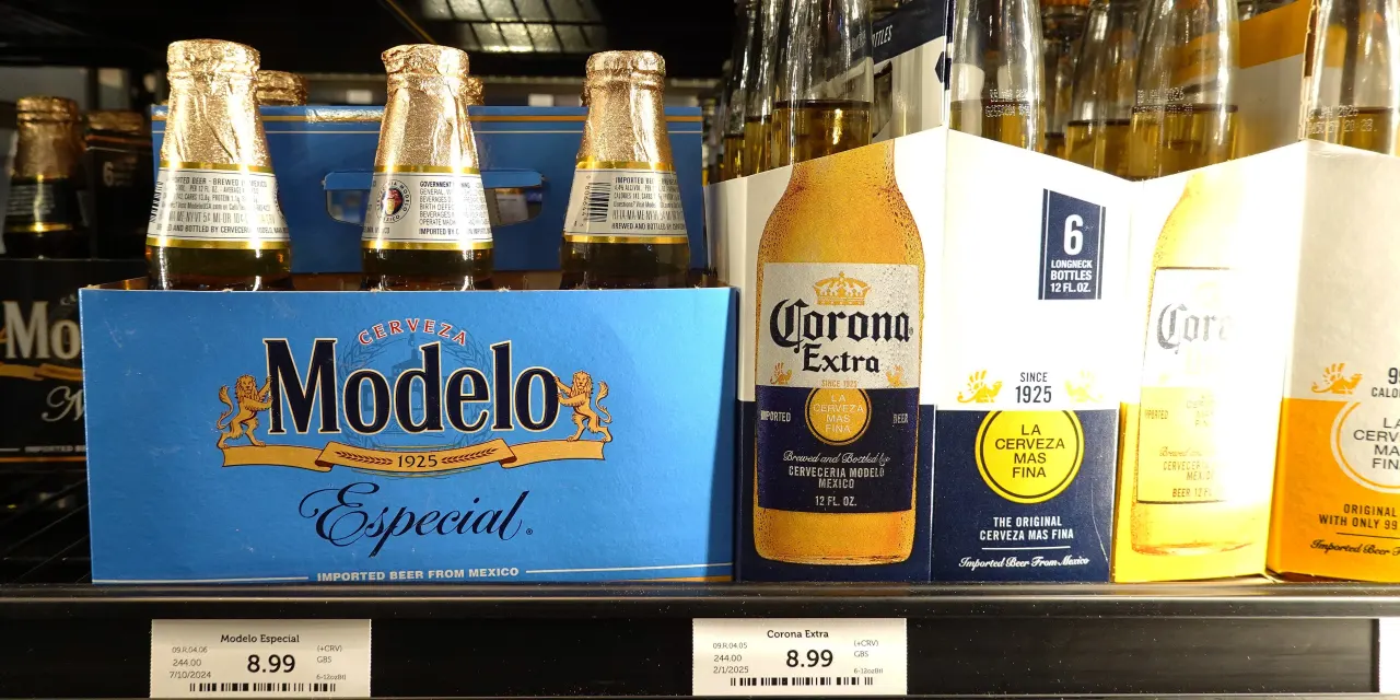 Corona brewer’s stock has rallied ahead of earnings amid signs of improving beer sales