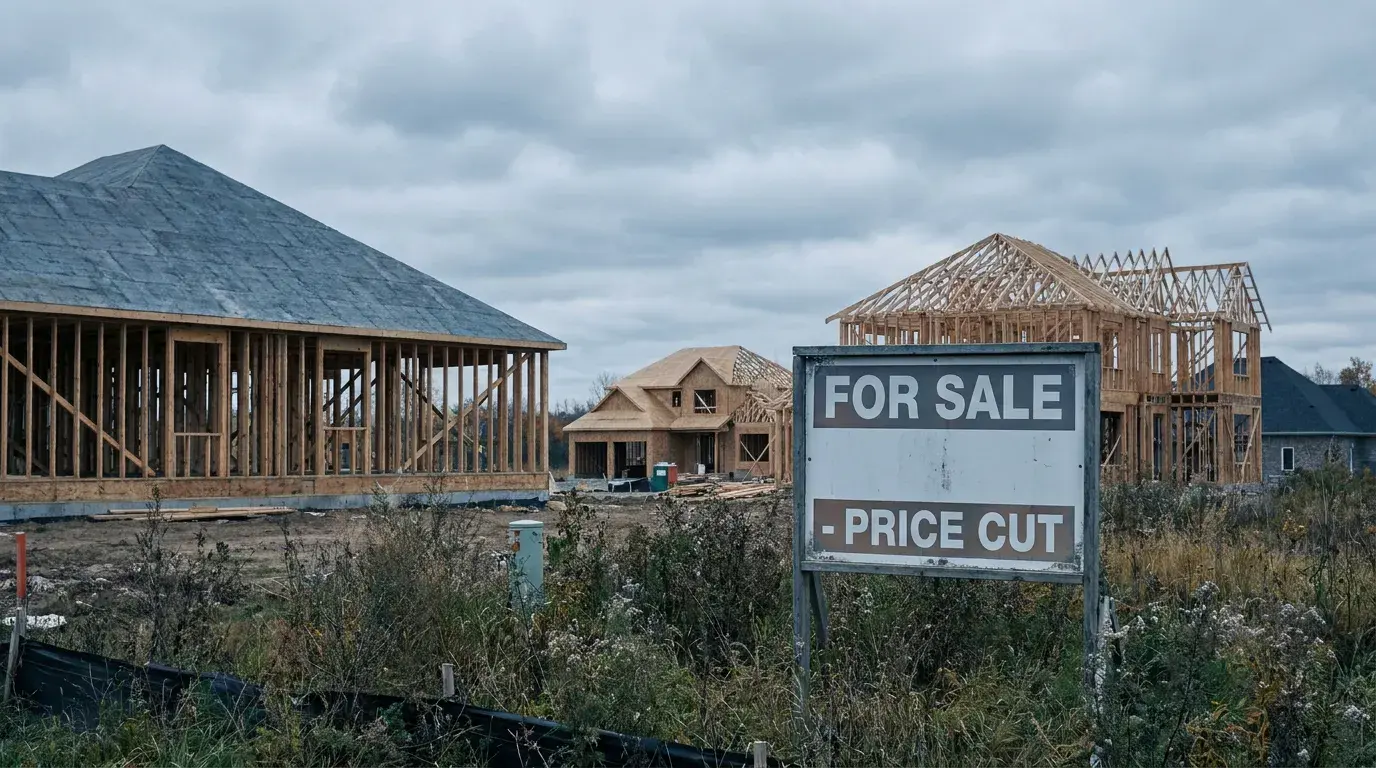Builders Are Slashing Prices at a Record Pace as the Housing Market Freezes