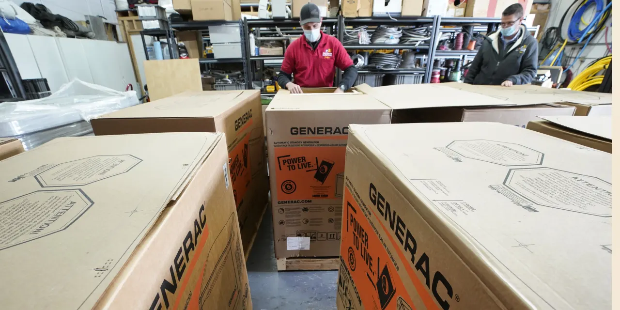 Generac’s stock soars more than 30% after Amazon deal cements company’s status as an AI-power player