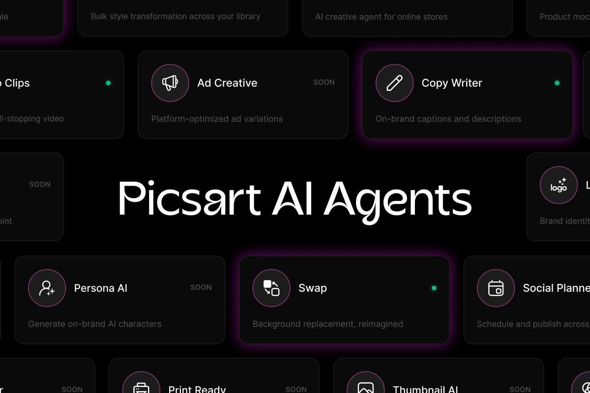 Picsart now allows creators to ‘hire’ AI assistants through agent marketplace