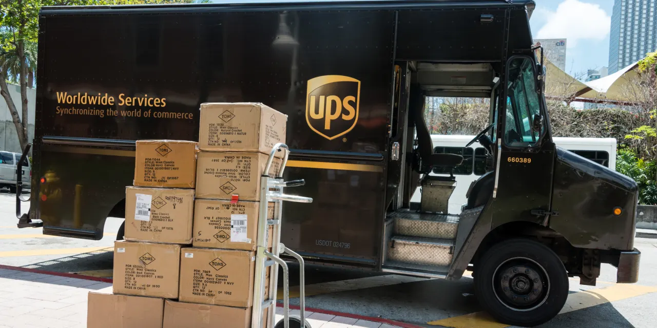 UPS leaves full-year outlook intact even as quarterly earnings top target, and stock falls