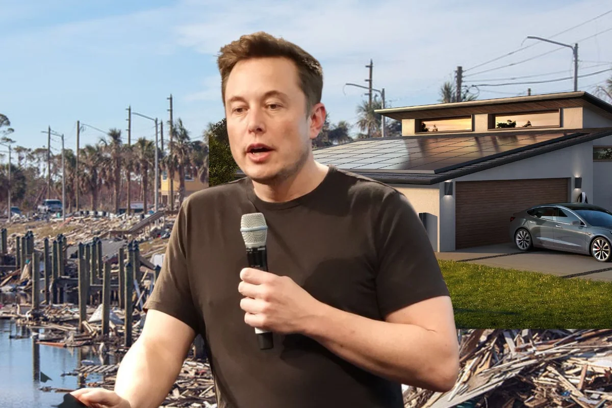 Tesla Solar Roofs Stand Up To Hurricane Ian, Elon Musk Sending Starlink Satellites To Help Florida