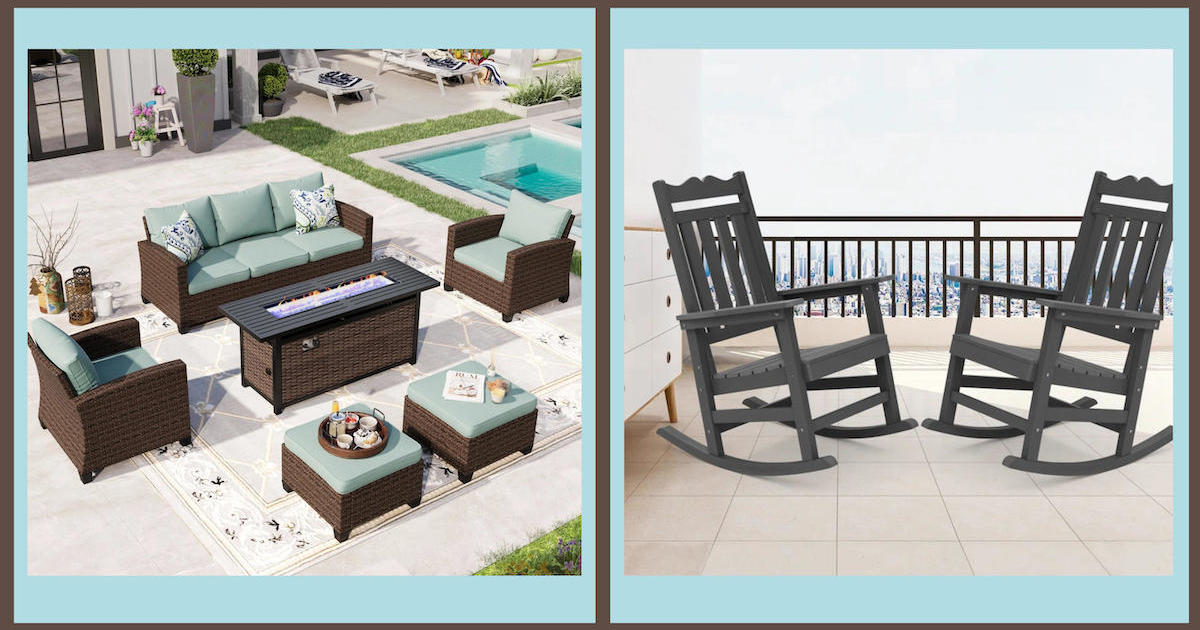 The best pre-Memorial Day patio furniture deals include an entire 6-piece set - CBS News