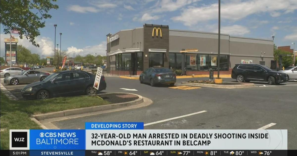 Man arrested for deadly shooting inside Harford County McDonald's - CBS Baltimore