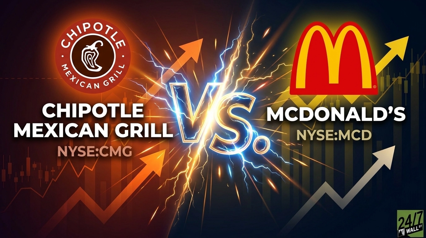 Chipotle vs. McDonald's: Why the Stock with Negative Comps Is the Better Buy