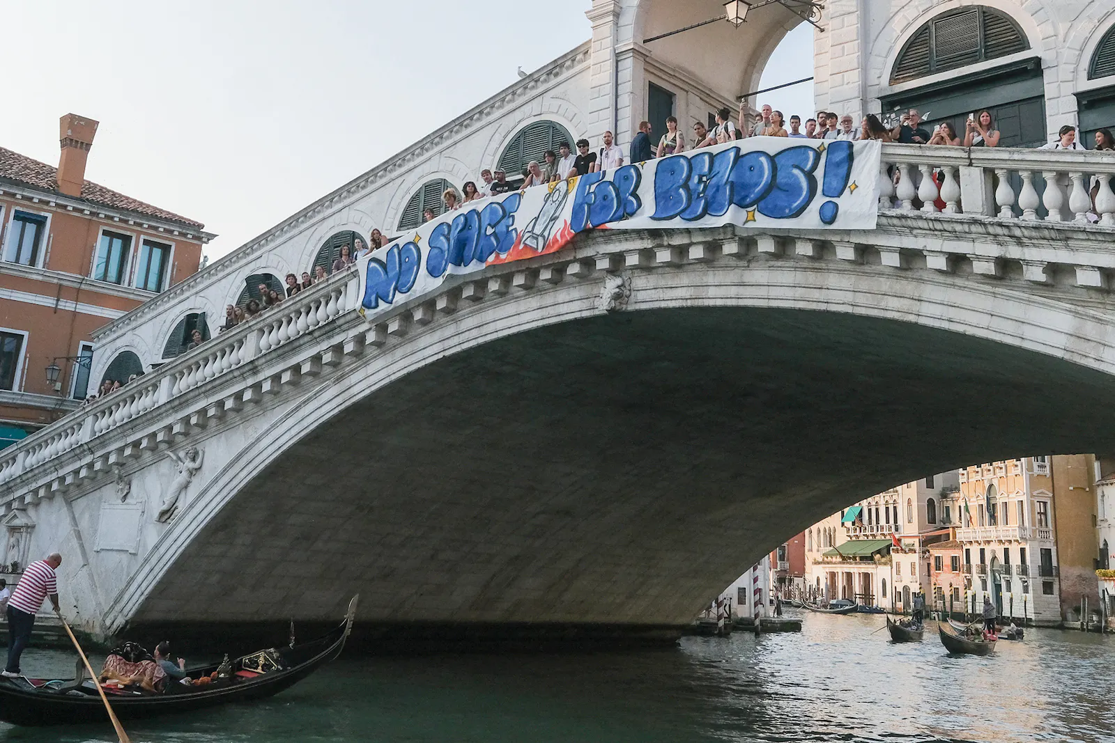 To some locals, Jeff Bezos' Venice wedding is a symbol of what's draining their city