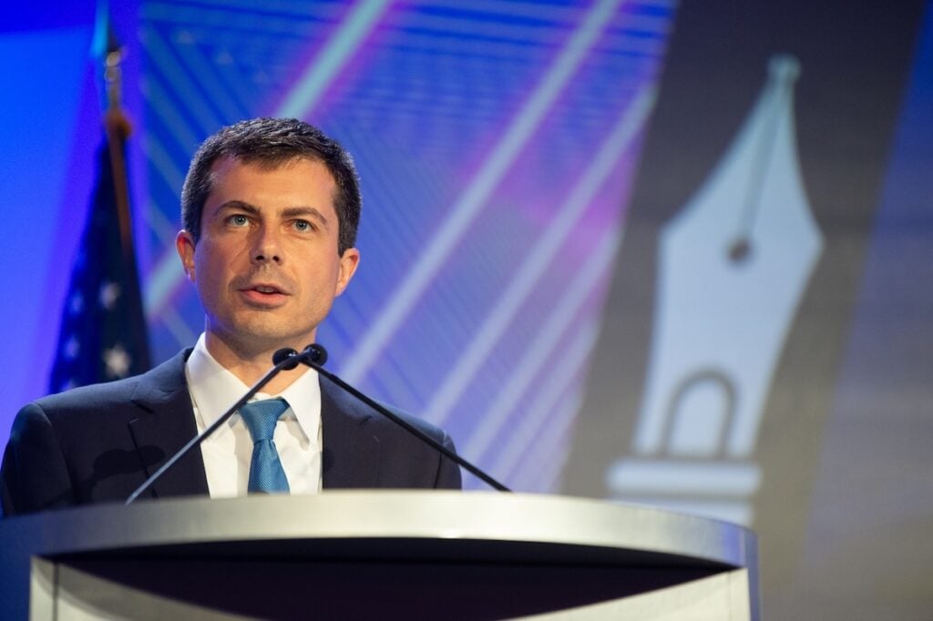 Pete Buttigieg Lists Congressional Stock Trading, First Family Crypto Schemes, Second Jumbo Jet, Calls It a 'Carnival of Corruption'