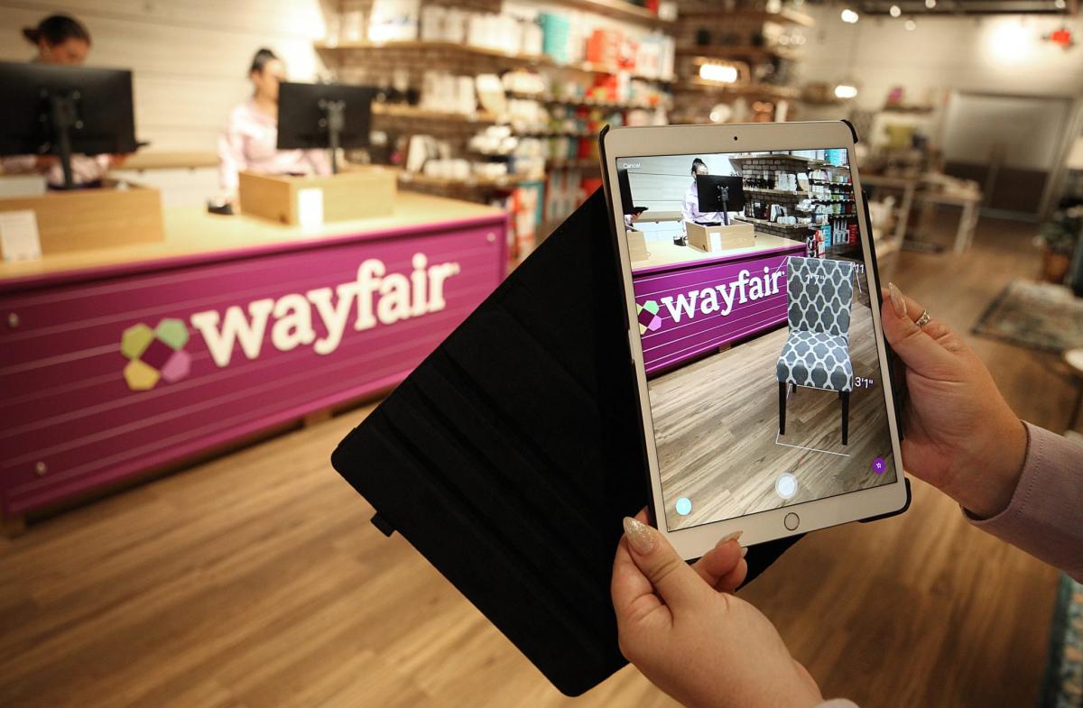 Online giant Wayfair is opening its first brick-and-mortar furniture store