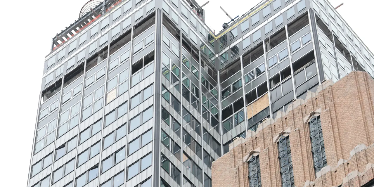 Former Pfizer Building Is Crumbling—Just as the Stock Has