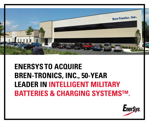 EnerSys to Acquire Bren-Tronics, Inc. to Expand Presence in Critical Defense Applications - Yahoo Finance