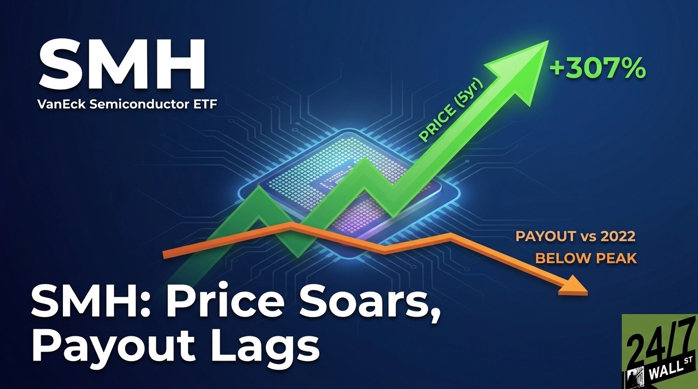 SMH's Price Has Soared, but Its Payout Is Still Below 2022 Levels