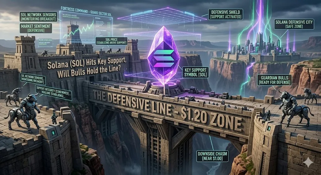 Solana Hits Key Support, Will Bulls Hold the Line?